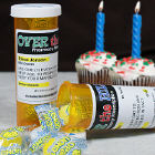 Over The Hill Pharmacy Personalized Birthday Prescription Bottle Set
